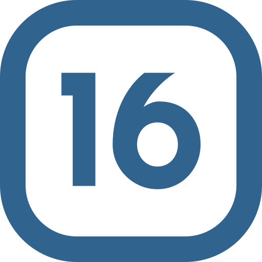 number 16